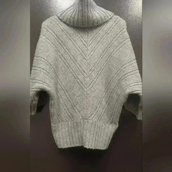 Mexx  Women's Small Cowl Neck Cable Chevron Knit Blend Sweater - Picture 4 of 7